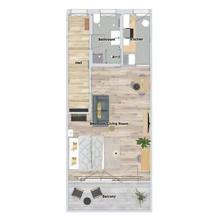 Apartment Zentral. Stylisch. Balkon & Parkplatz. Netflix *